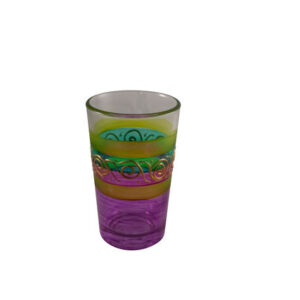 Verre à thé peint à la main