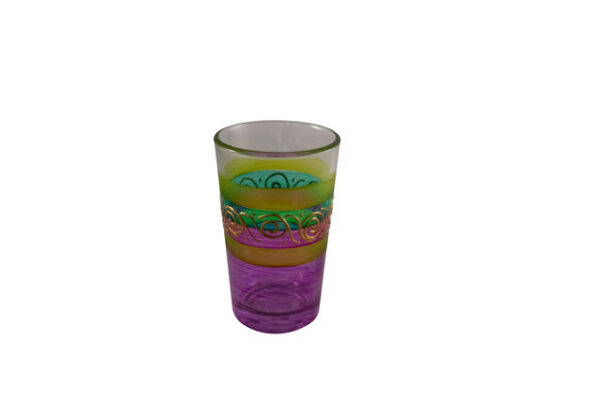 Verre à thé peint à la main